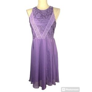 Maurice's Lavender Lace Top Dress Size XL